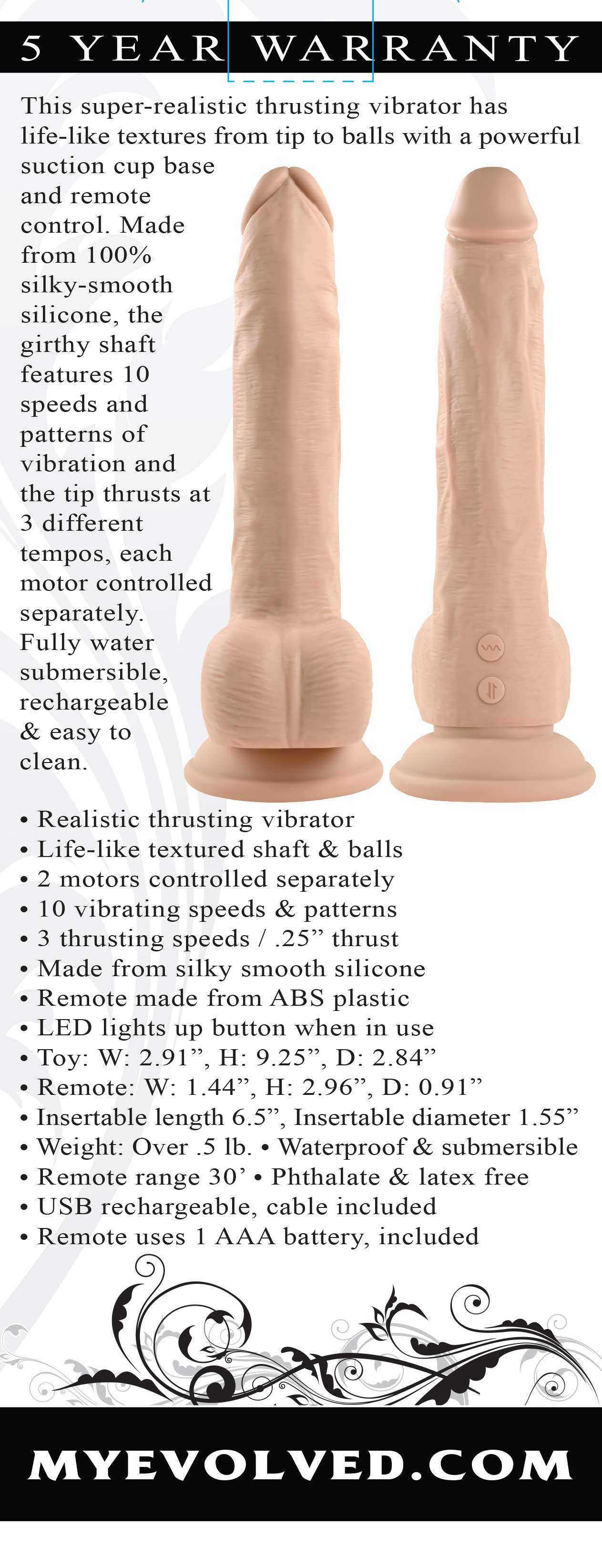 Thrust in Me - Light by Anal Toys & Stimulators