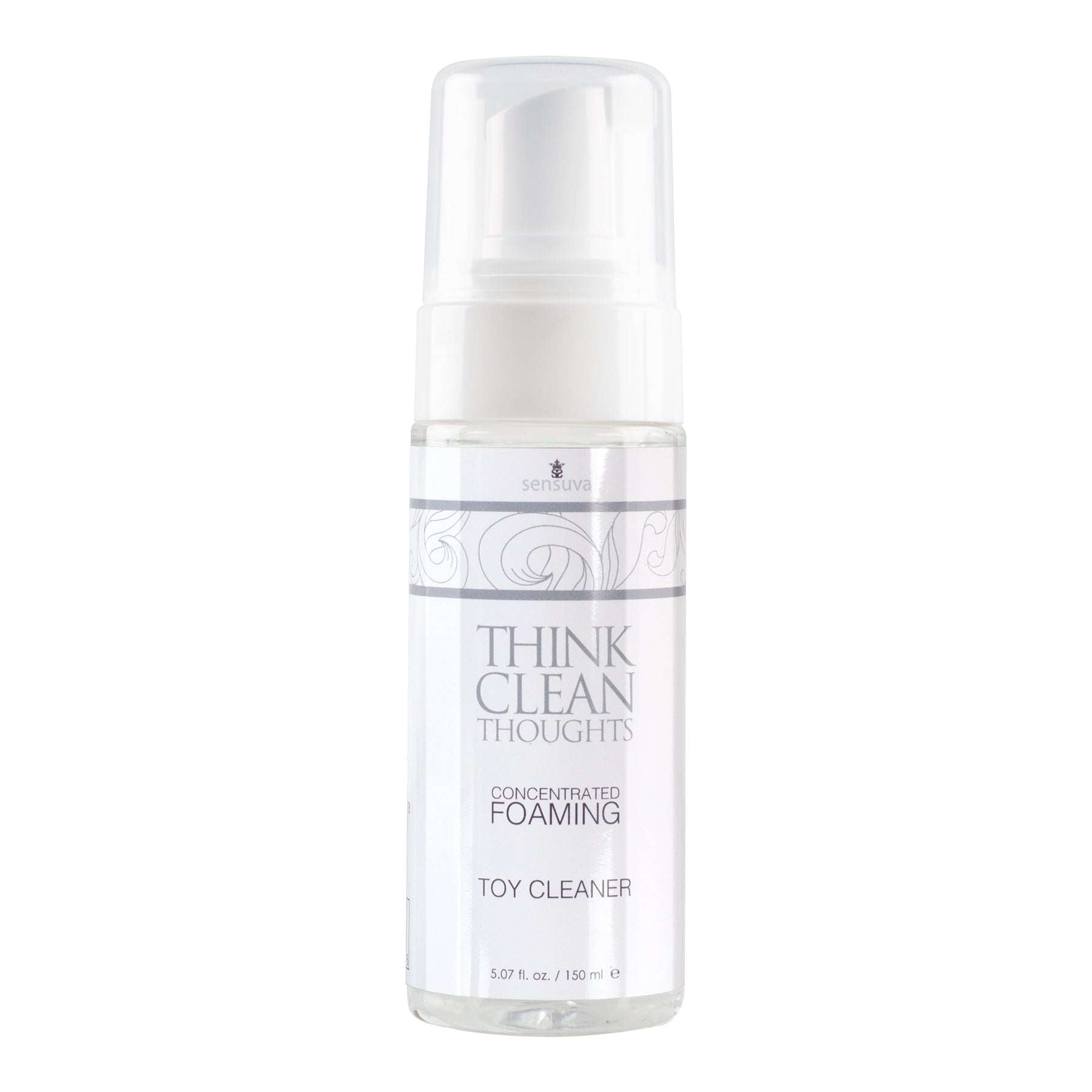 Think Clean Thoughts foaming toy cleaner bottle 5.07 fl oz antibacterial vegan formula
