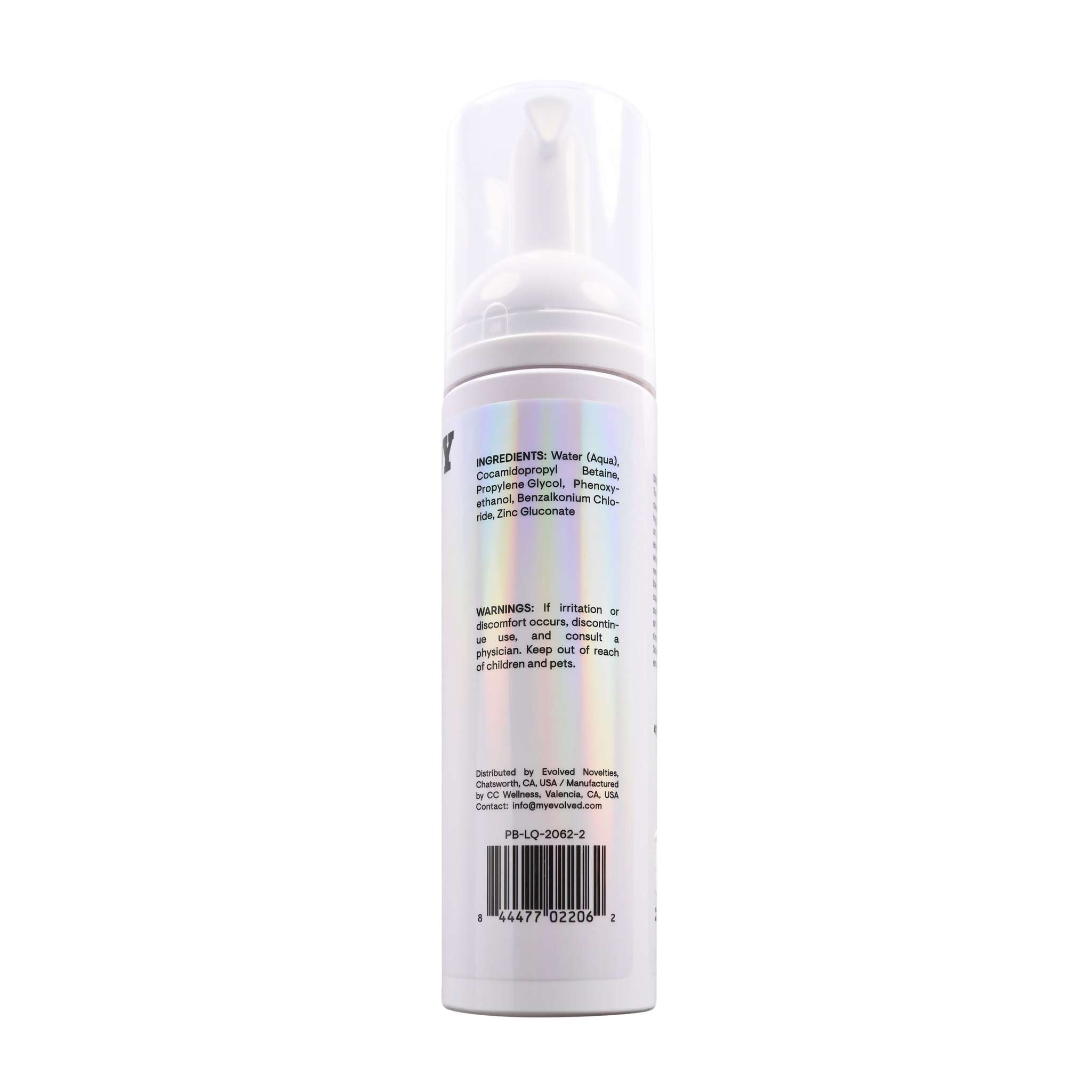 Playboy Pleasure Cleaning Foaming Toy Cleaner 7 oz bottle for hygienic intimate toy care