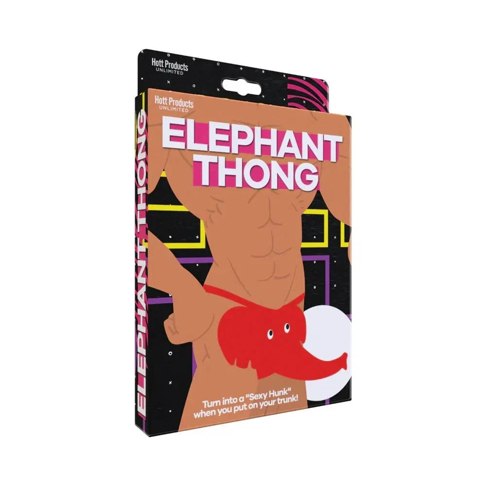 Elephant Thong Red O/S by Apparel