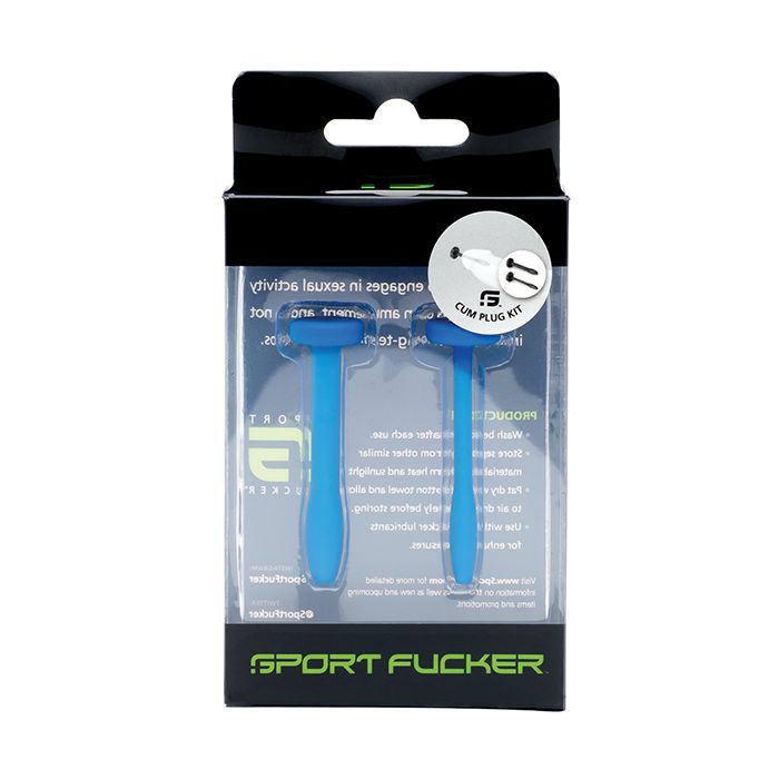 Sport Fucker Cum Plug Kit - Blue by Bondage & Fetish Toys