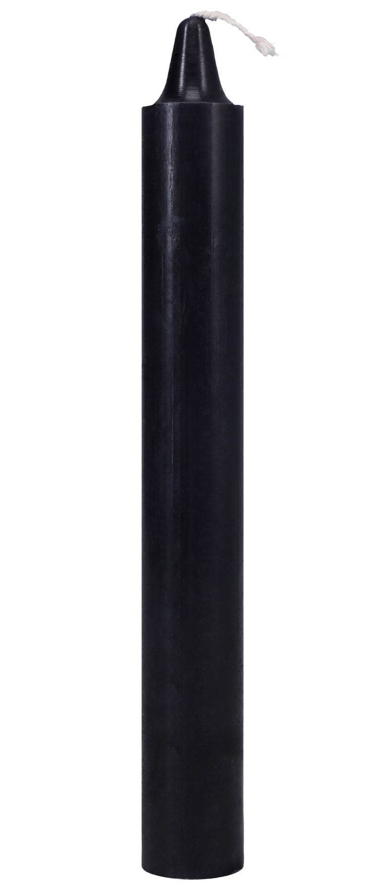 Black Japanese drip candle for sensory play and intimate moments
