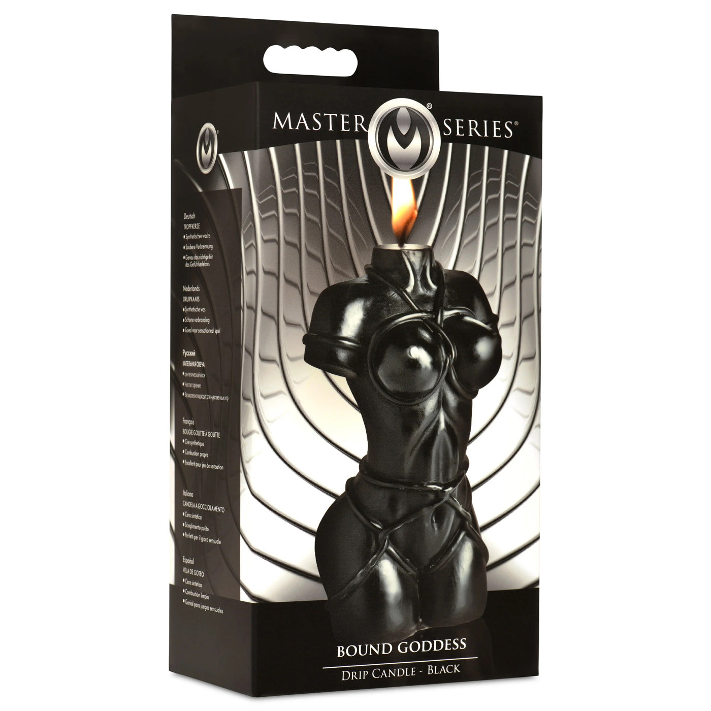Bound Goddess Drip Candle - Black by Bondage & Fetish Toys