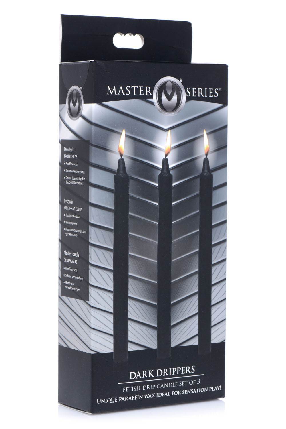 Fetish Drip Candles 3pk - Black by Bondage & Fetish Toys