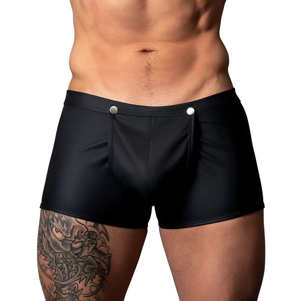 Male Power Oh Snap! Snap Off Short Black L by Apparel