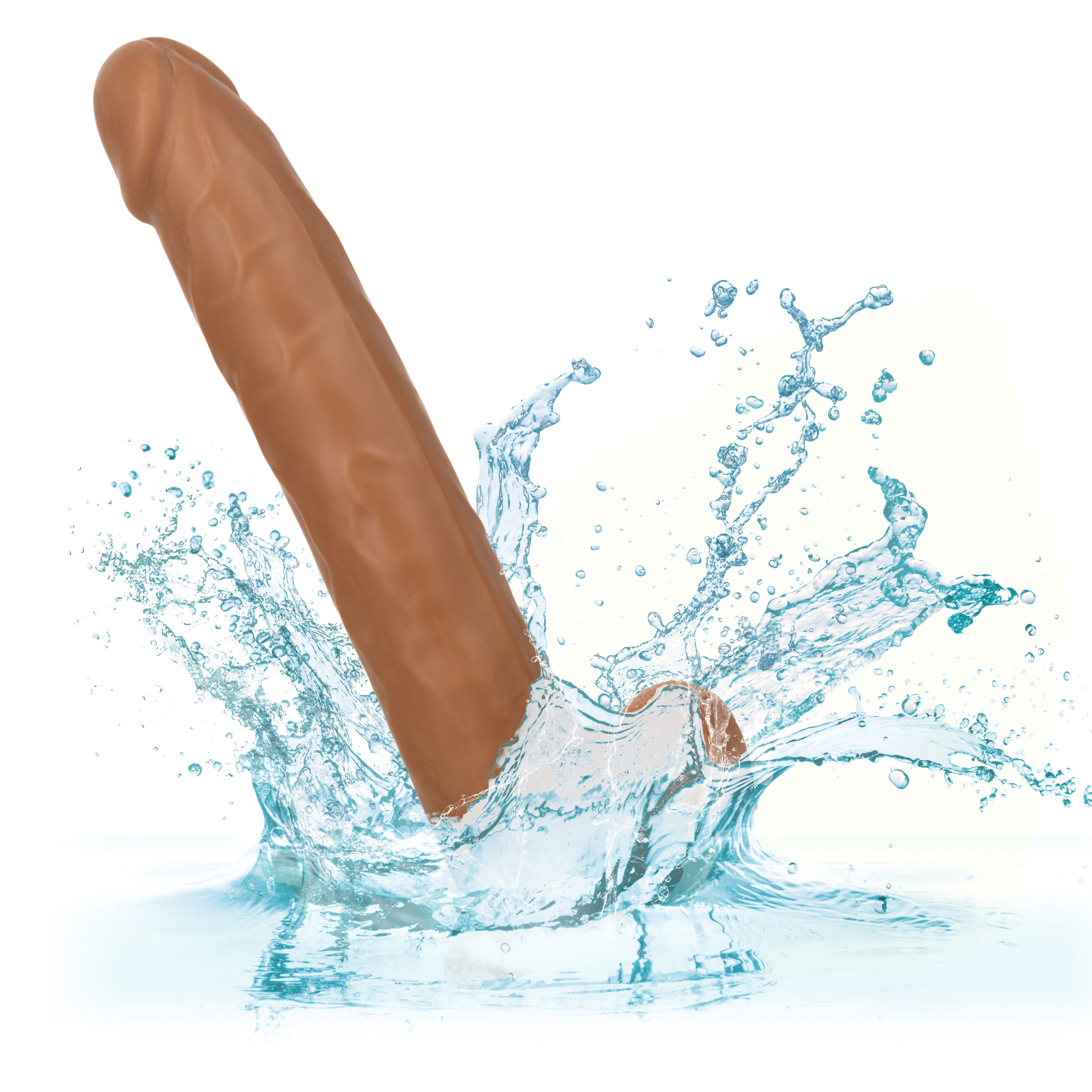 Size Queen 8 inch/20.25 Cm - Brown by Anal Toys & Stimulators