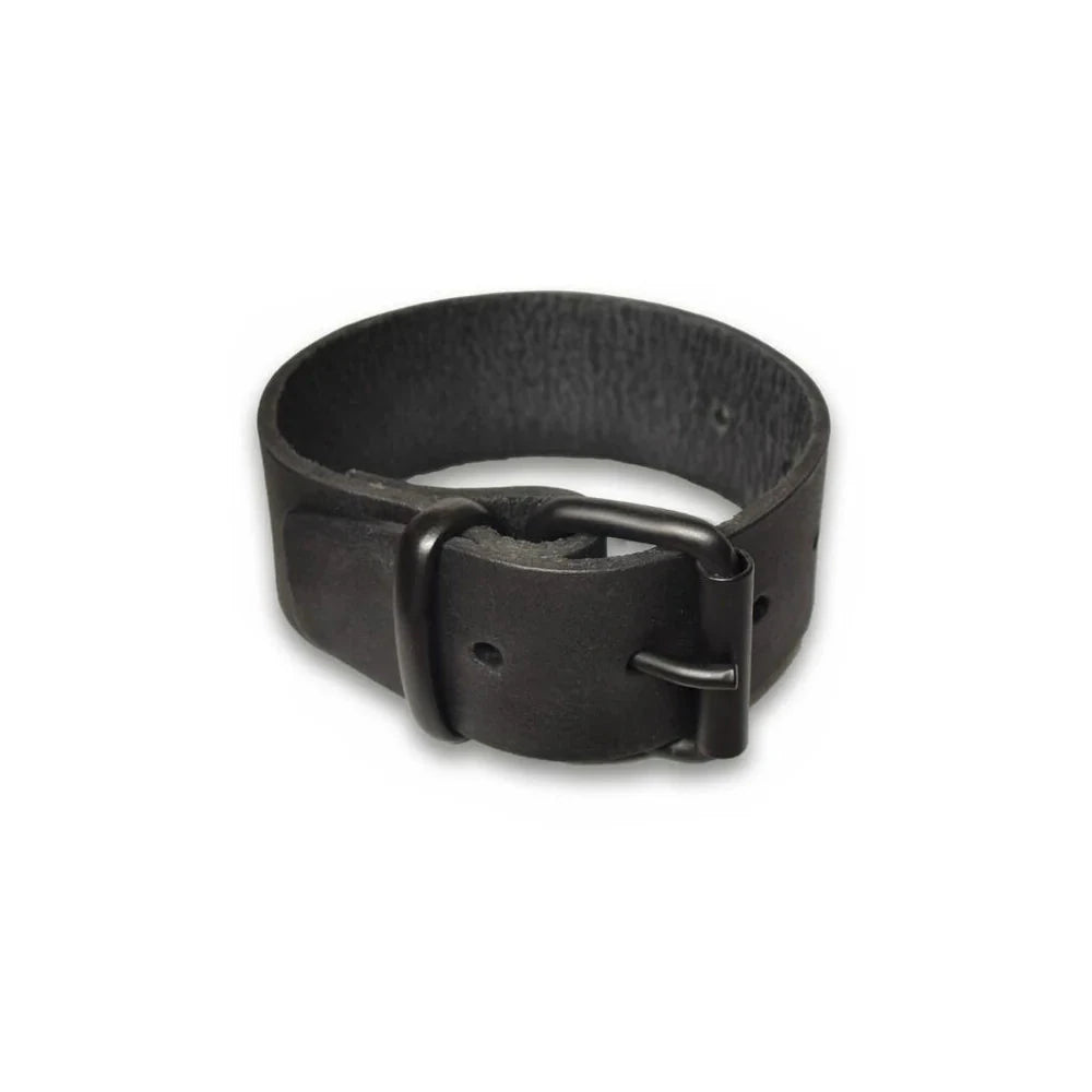 Prowler Leather Buckle Bicep Band with Adjustable Strap for Secure Fit by Apparel