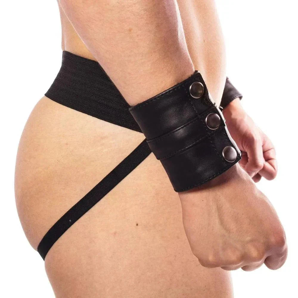 Prowler RED Leather Wrist Wallet with Adjustable Strap and Secure Closure by Apparel