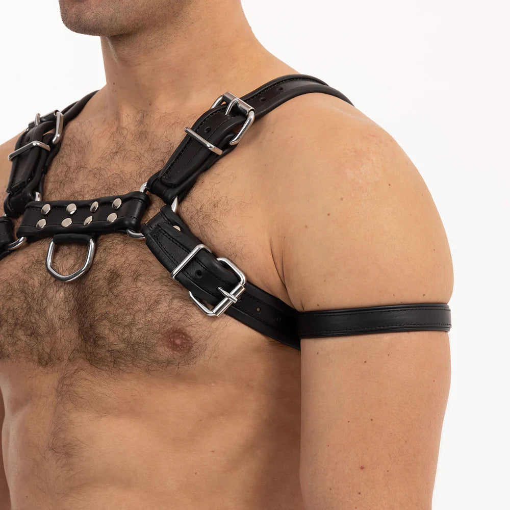 Prowler RED Bicep Band Athletic Arm Strap for Strength Training and Workouts by Apparel