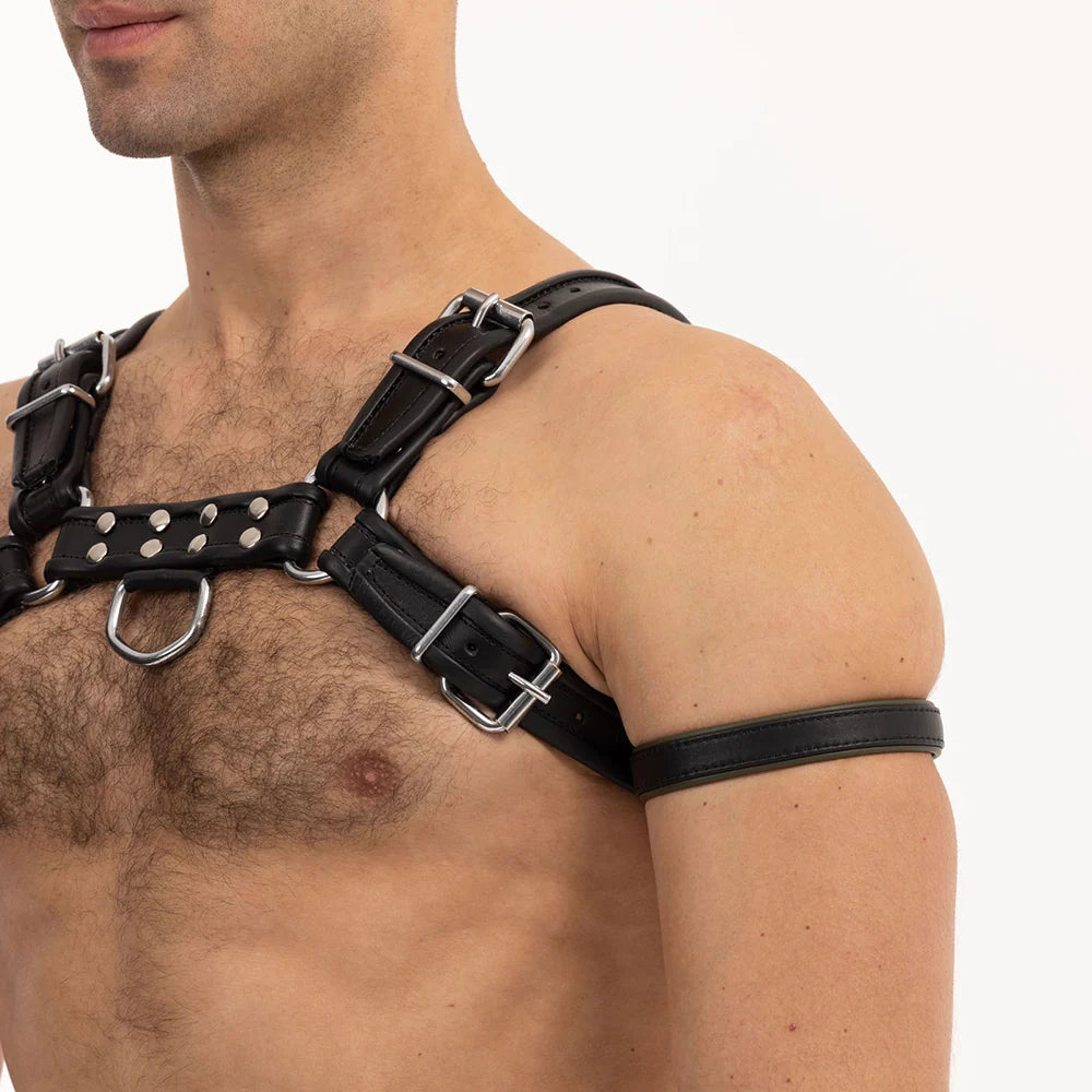 Prowler RED Bicep Band Athletic Arm Strap for Strength Training and Workouts by Apparel