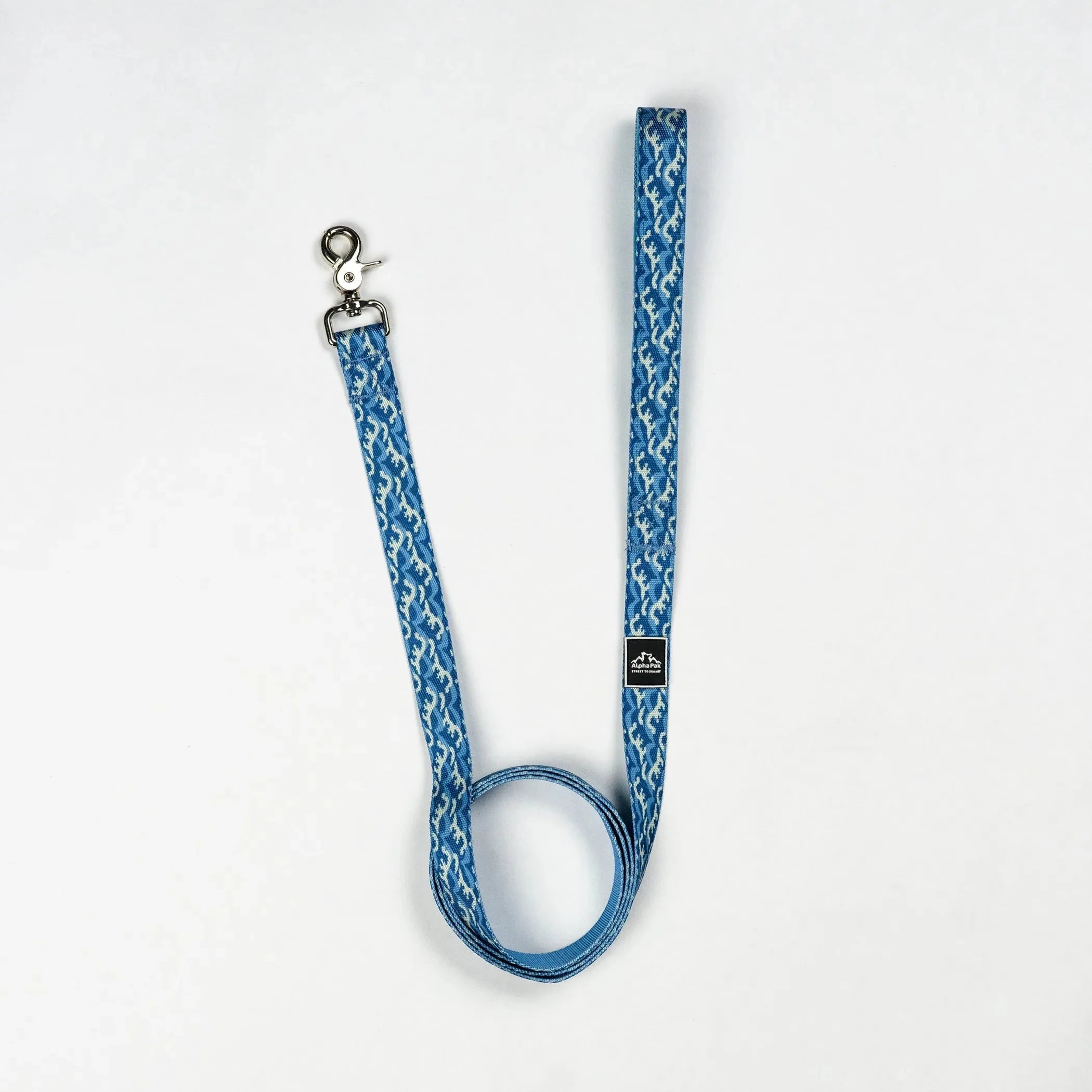 Tidal Pattern Flat Dog Leash by Pet Care