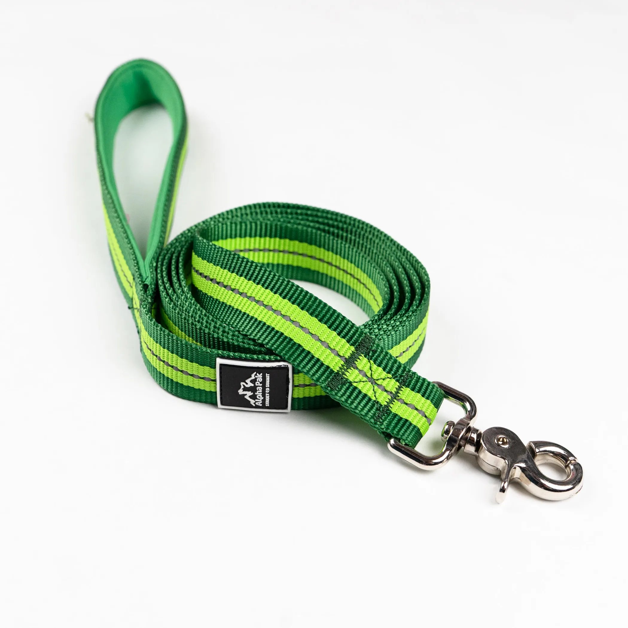 Appalachian Kiwi Green Flat Dog Leash by Pet Care