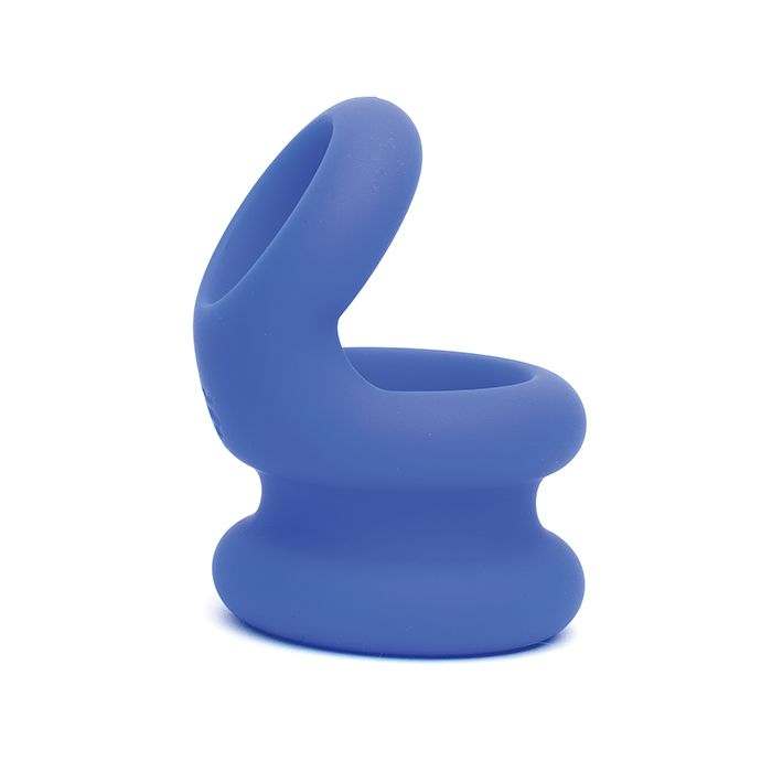 Blue Sport Fucker Switch Hitter versatile silicone cock ring and ball stretcher for athletic pleasure and role play