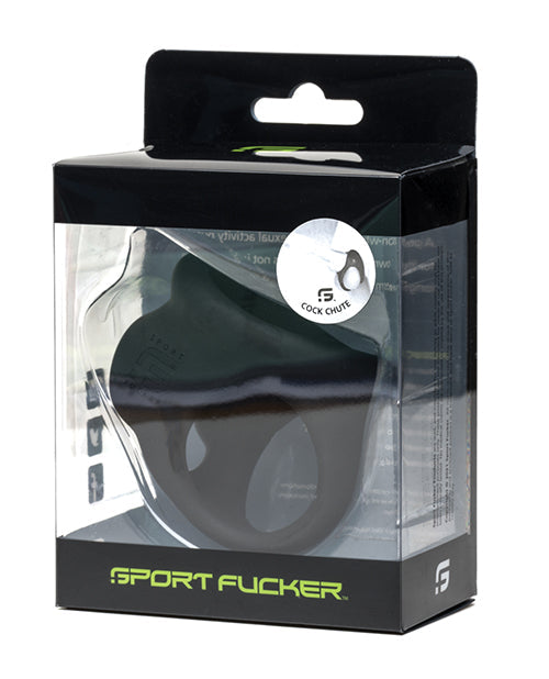 Sport Fucker Cock Chute - Black by Pleasure Products