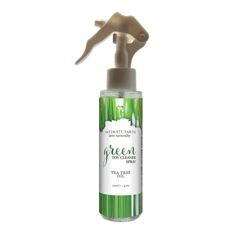 Intimate Earth Green Toy Cleaner Spray with Tea Tree Oil 4.1 oz bottle