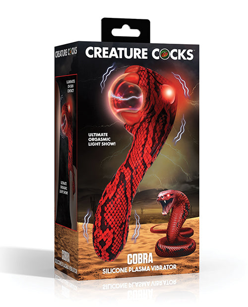 Creature Cocks Cobra Scepter Plasma Vibrator - Red/Black by Anal Toys & Stimulators