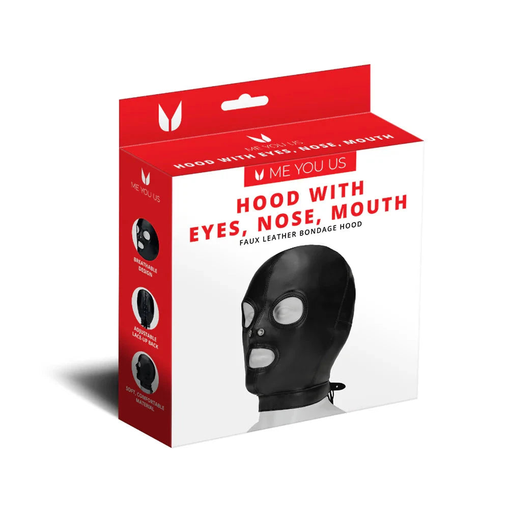 Me You Us Hood with Eyes Nose Mouth by Apparel