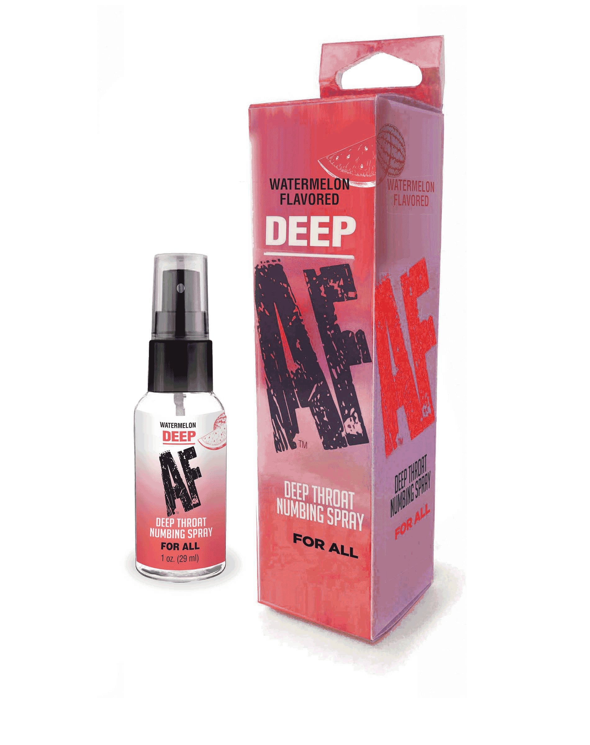 Deep AF Deep Throat Numbing Spray Oral Anesthetic Desensitizing Spray for Intimate Use by Sexual Enhancers