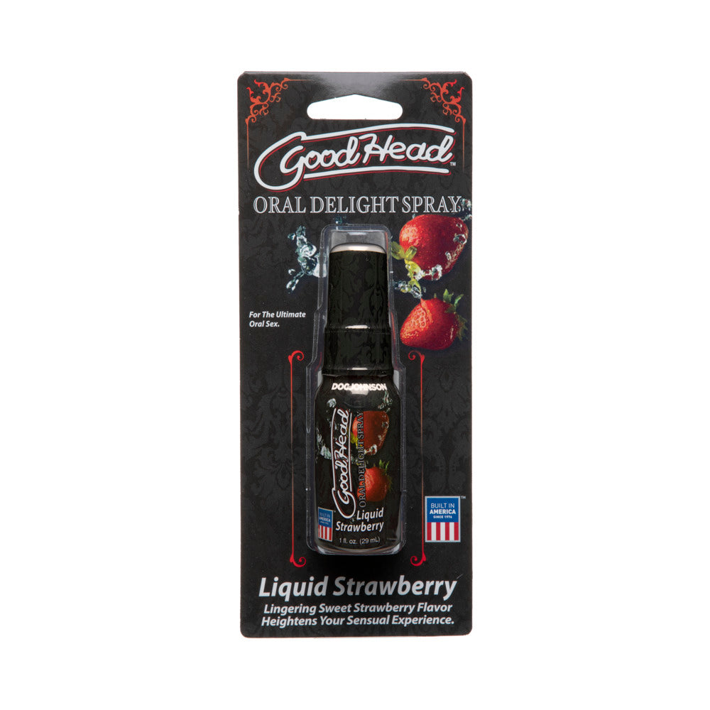 GoodHead - Oral Delight Spray - Liquid Strawberry 1oz by Sexual Enhancers