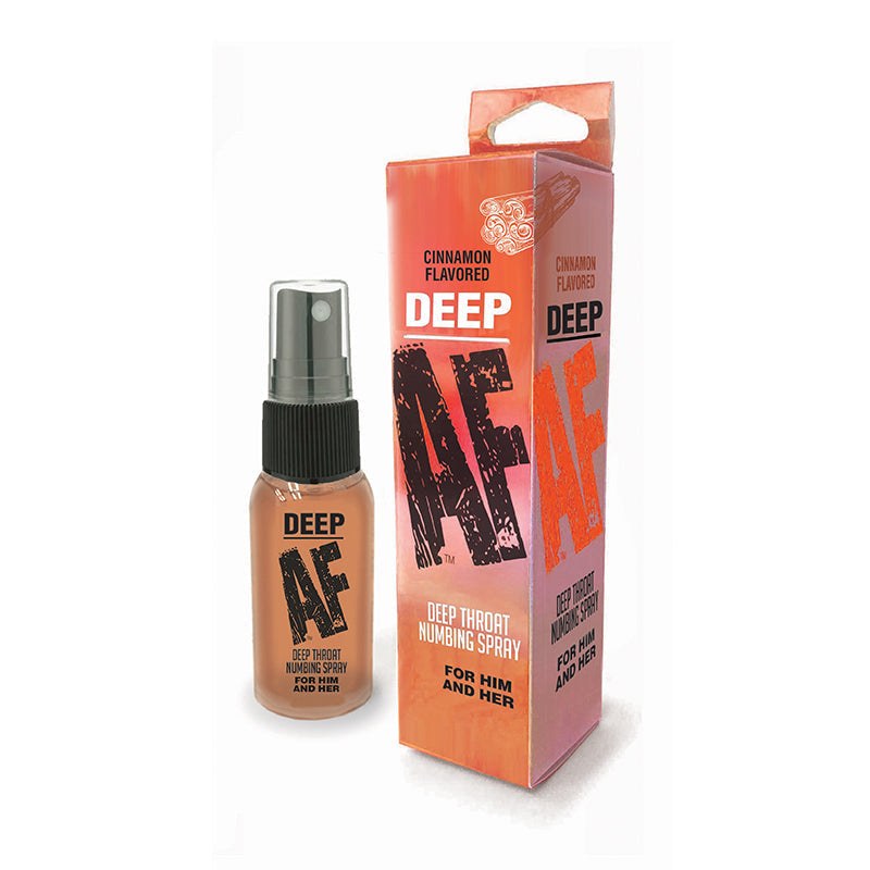 Deep AF Deep Throat Numbing Spray Oral Anesthetic Desensitizing Spray for Intimate Use by Sexual Enhancers