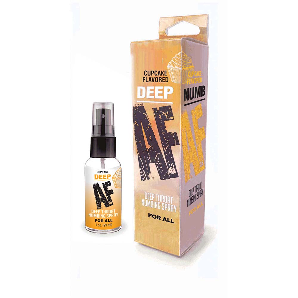 Deep AF Deep Throat Numbing Spray Oral Anesthetic Desensitizing Spray for Intimate Use by Sexual Enhancers