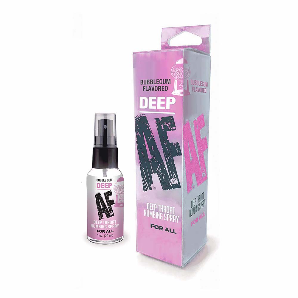 Deep AF Deep Throat Numbing Spray Oral Anesthetic Desensitizing Spray for Intimate Use by Sexual Enhancers
