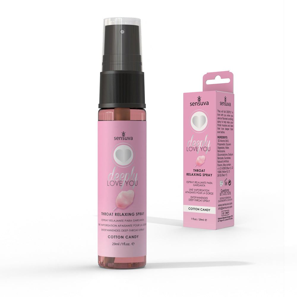 Sensuva Deeply Love You Throat Relaxing Spray Cotton Candy 1 oz. by Sexual Enhancers