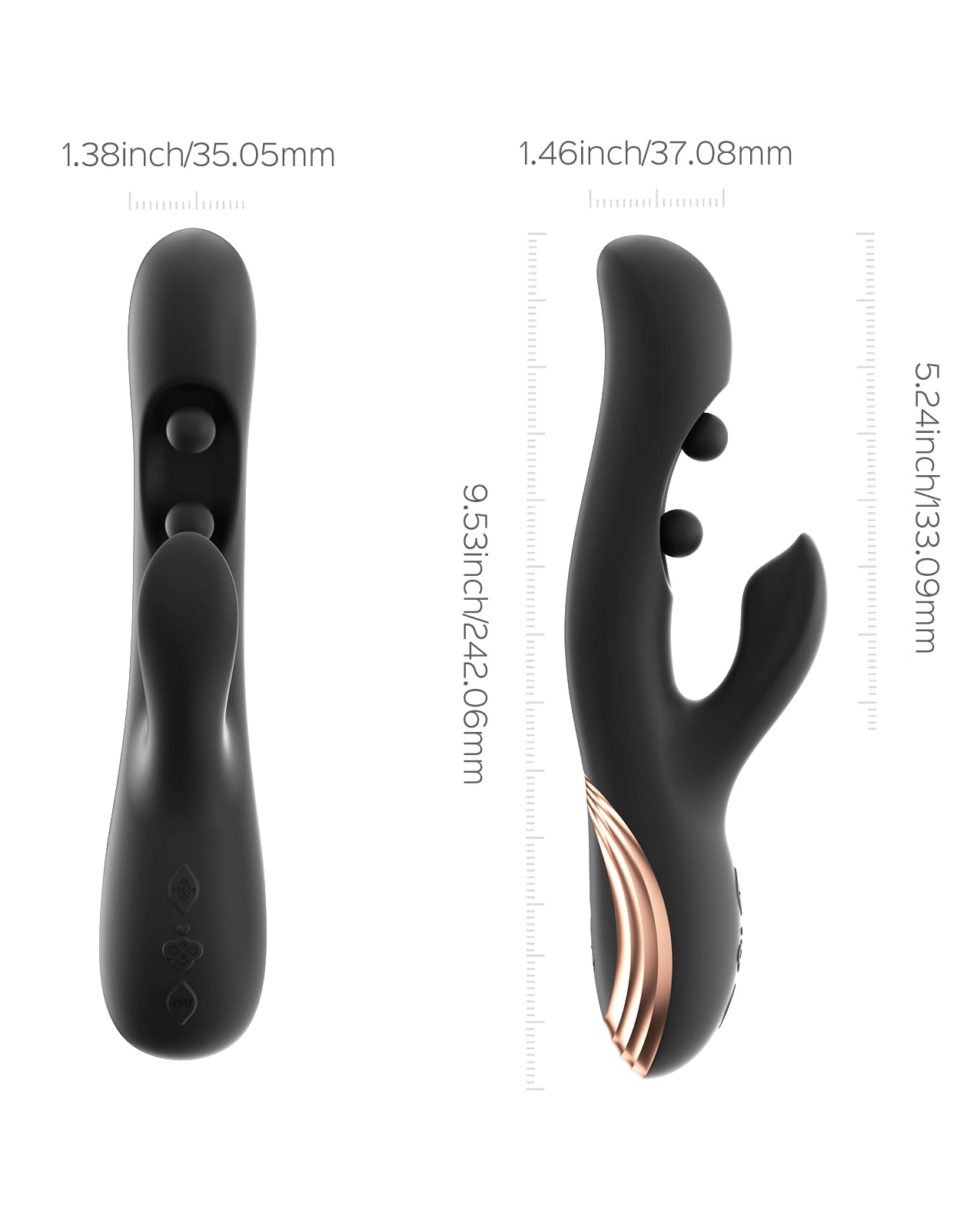 twin balls rabbit vibrator — view 7