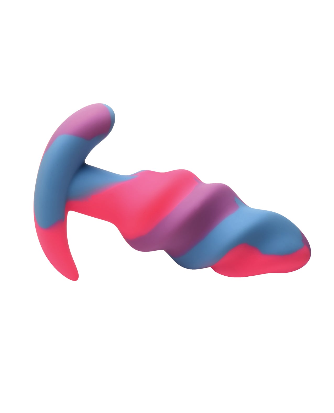 Creature Cocks Unicorn Swirl Silicone Butt Plug Medium