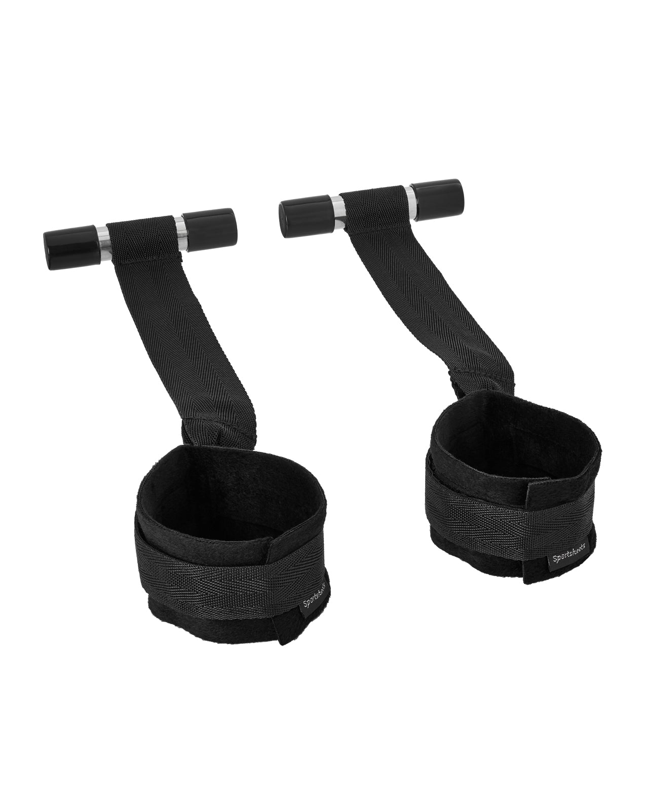 Sportsheets Adjustable Door Jam Cuffs Set Black