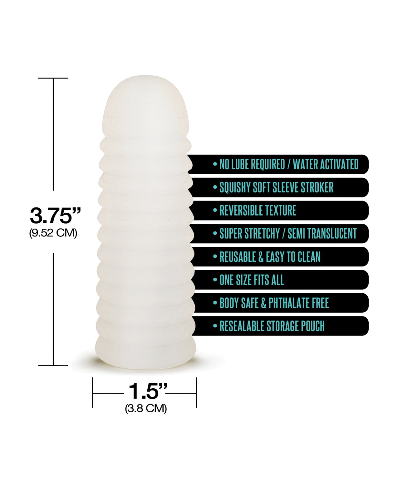 Happy Ending Just Add Water Self-Lubriating Whack Pack - Sleeve