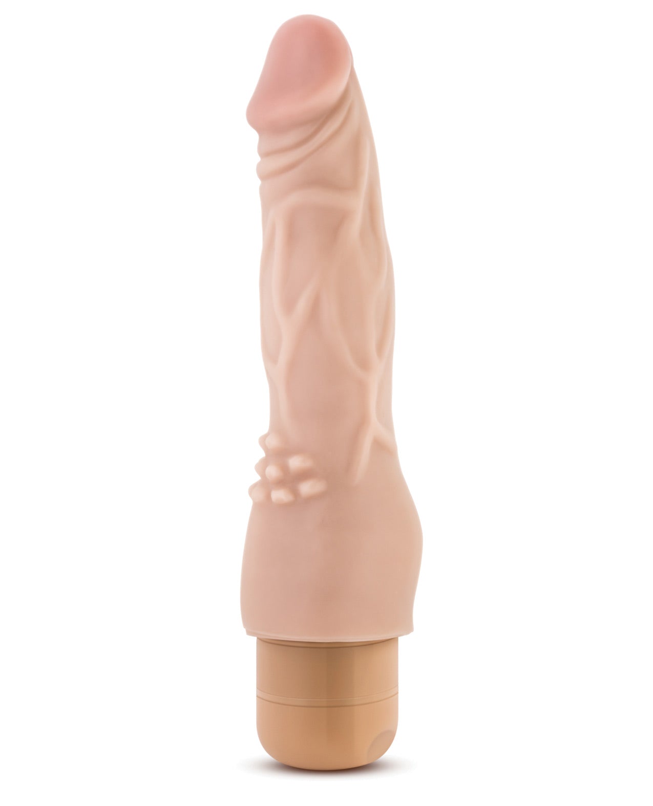 Dr. Skin Vibe 4 Realistic 8 in. Vibrating Dildo Beige