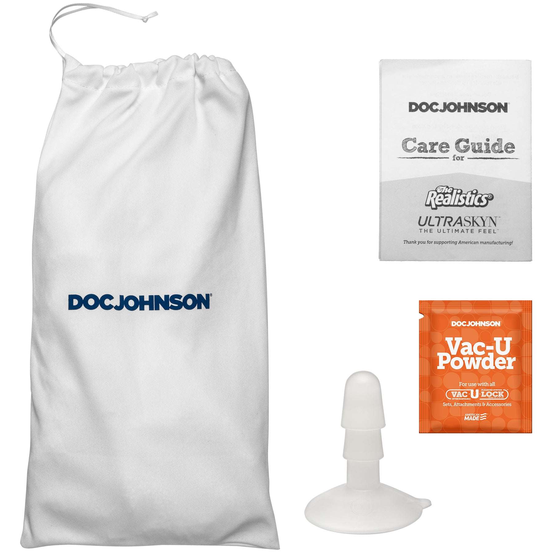 Signature Cocks - Quinton James 9.5 Inch ULTRASKYN cock with Vac-U-Lock suction cup and accessories.