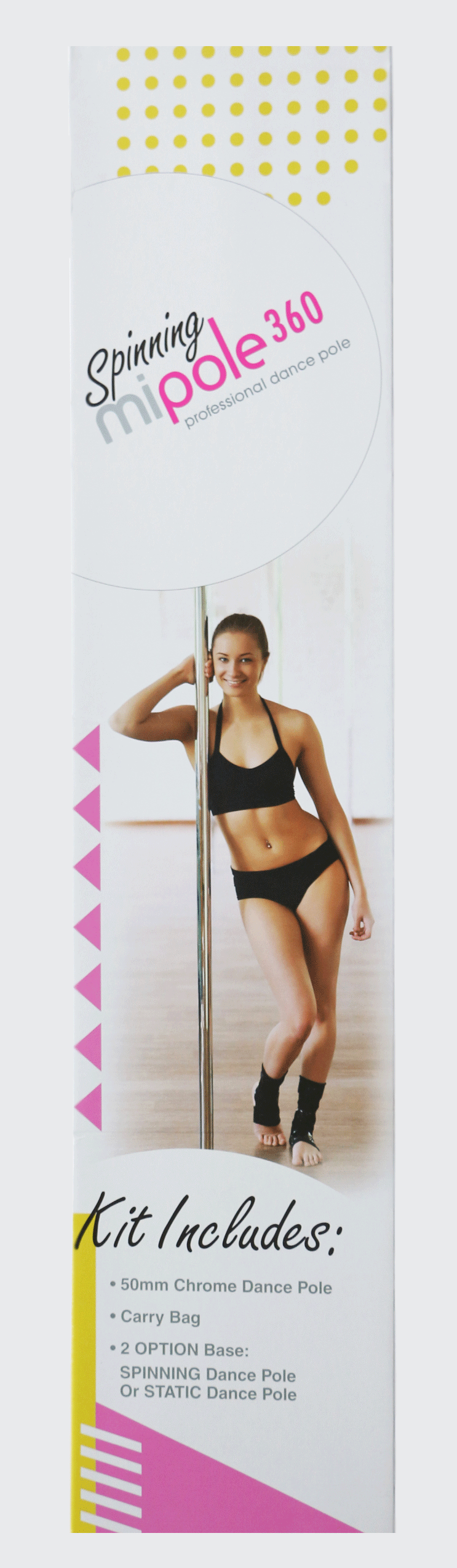 Mipole 360 Spinning Professional Dance Pole by Bondage & Fetish Toys