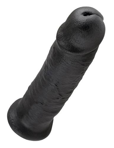 King Cock Collection realistic black dildo with suction base and lifelike texture for intense pleasure