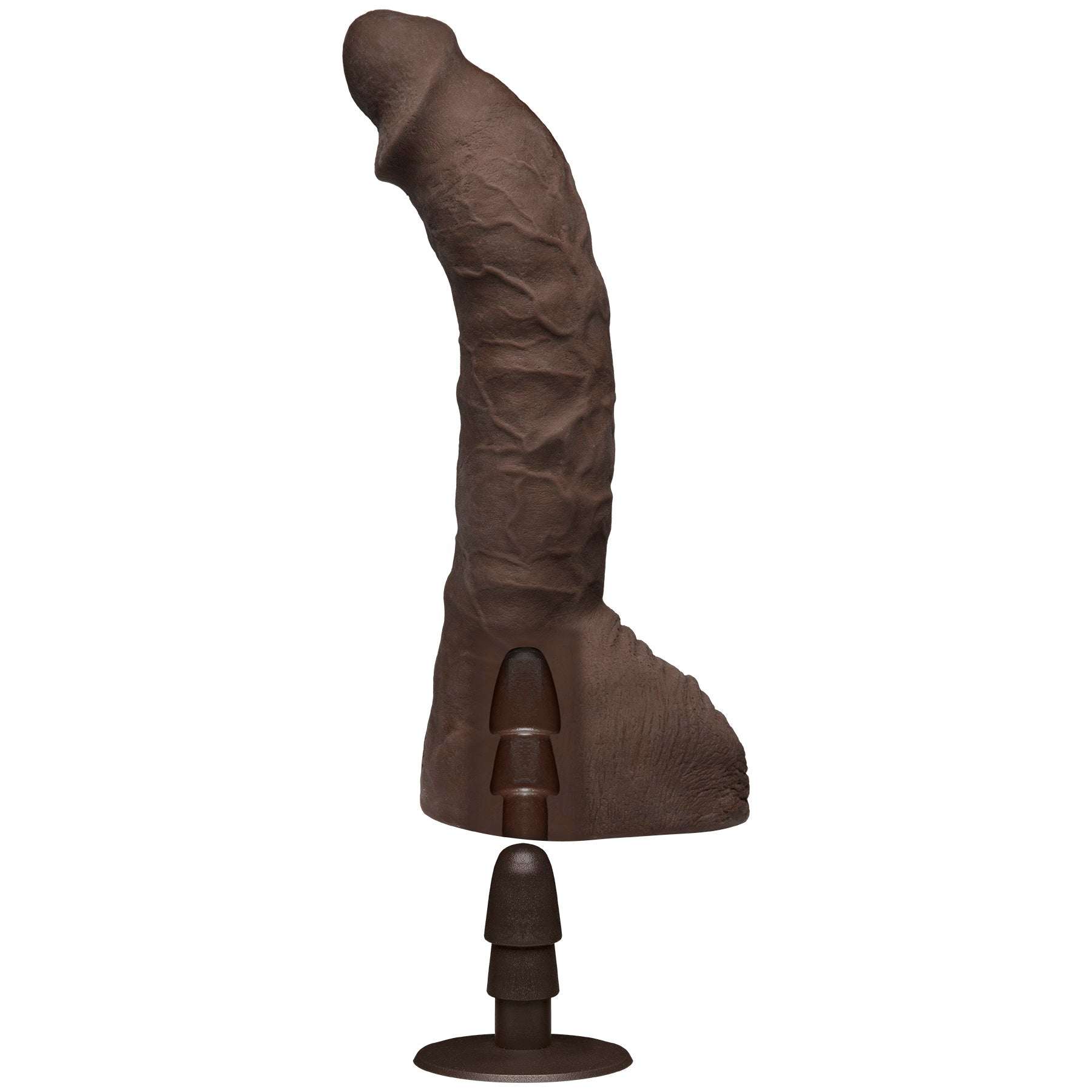 Prince Yahshua Ultraskyn 10.5 Inch Cock with realistic texture and flexible design.