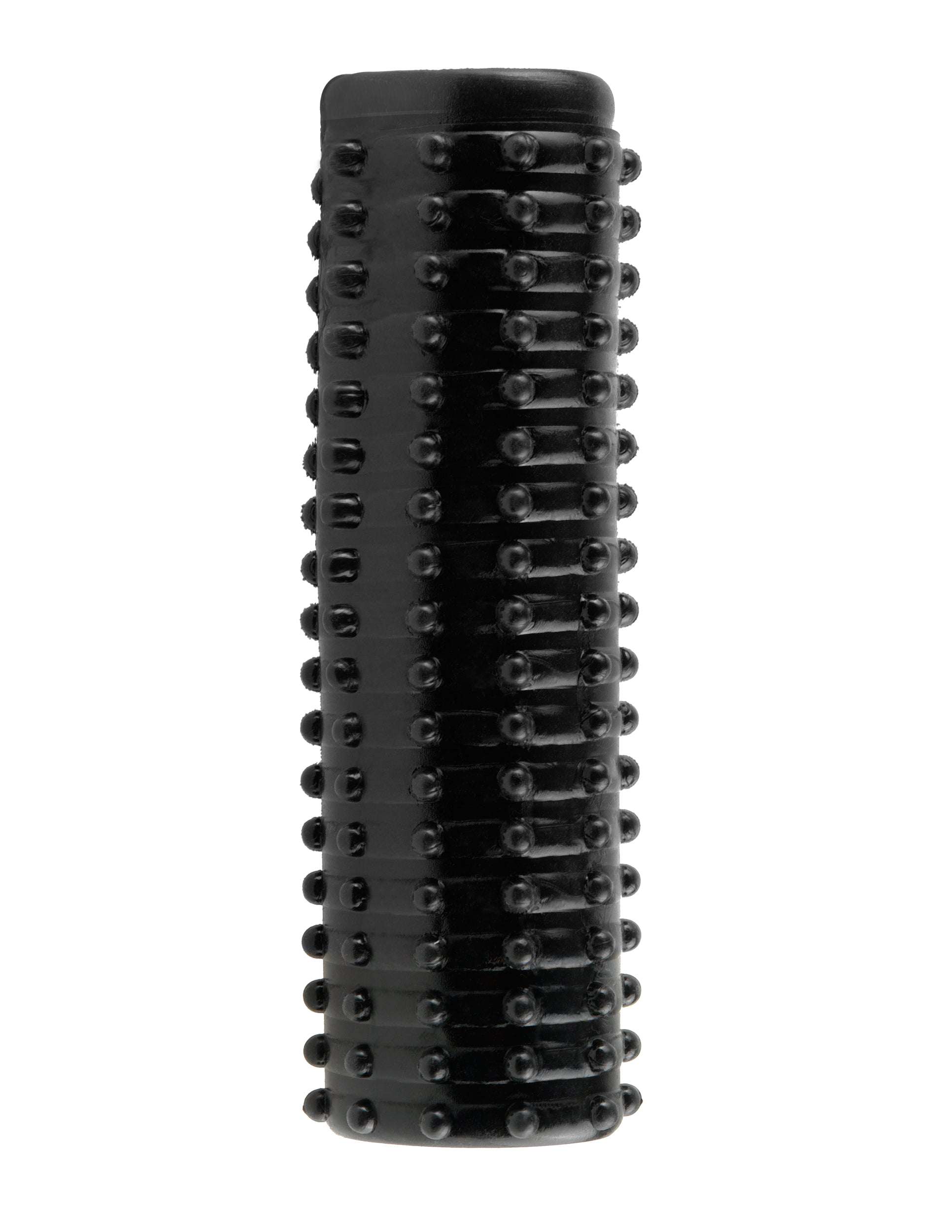 Black Fantasy X-Tensions Magic Pleasure Sleeve with textured ticklers for enhanced intimate sensation