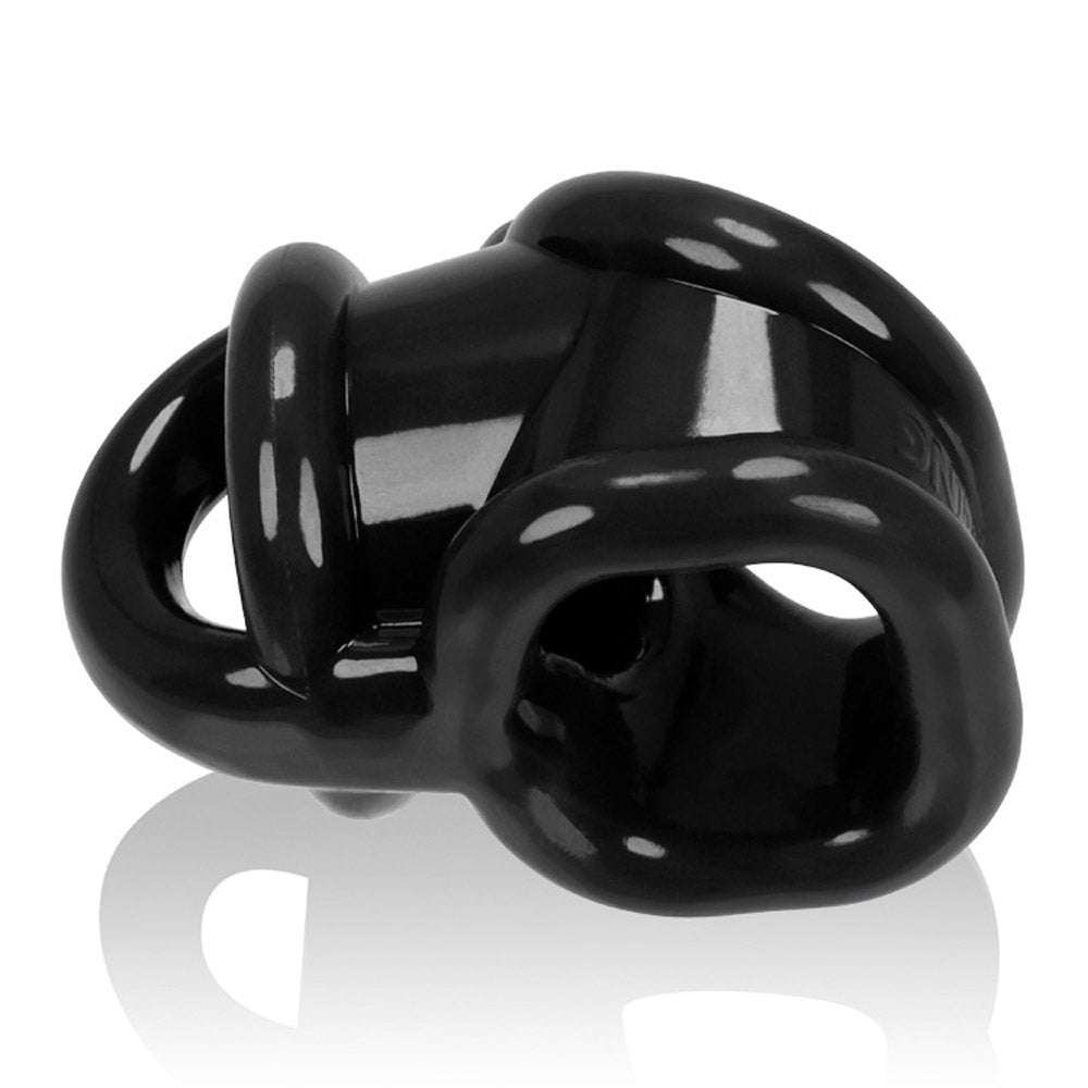 Black Oxballs Ballsling cocksling with splitter made of soft, flexible material for ball separation and support