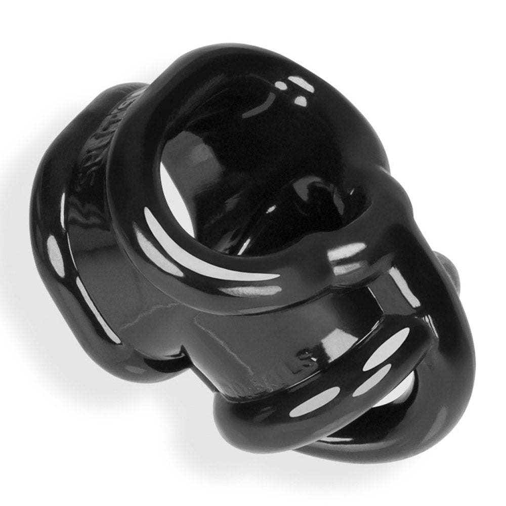 Black Oxballs Ballsling cocksling with built-in sackring and FLEXtpr™ separator for ball stretching and support