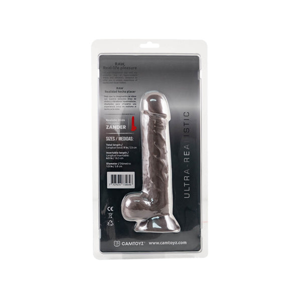 Raw Dildo Ultra Realistic Zander - Brown by Anal Toys & Stimulators