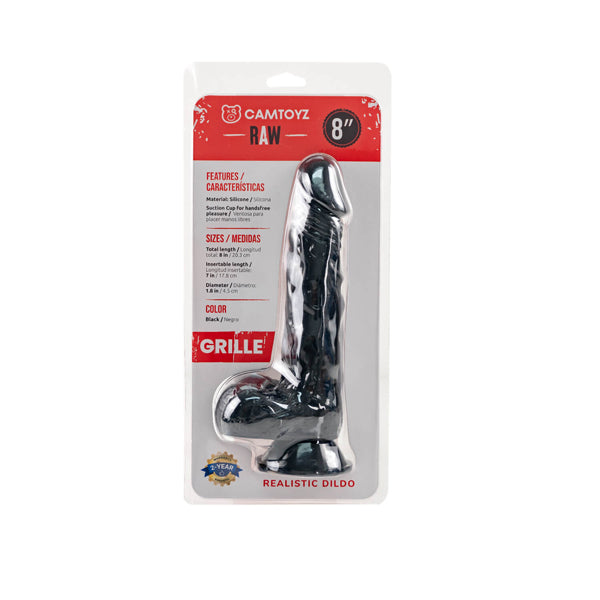 Realistic Dildo Grille - Black by Anal Toys & Stimulators