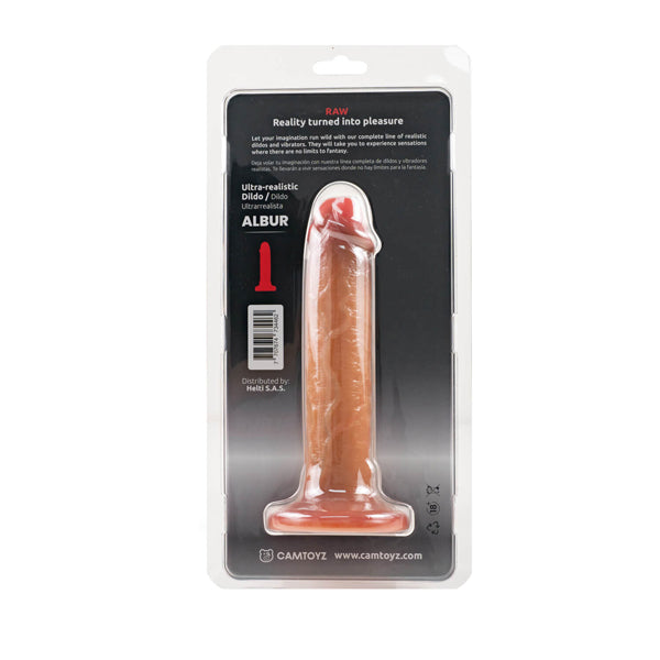 Raw Dildo Ultra Realistic Albur - Brown by Anal Toys & Stimulators