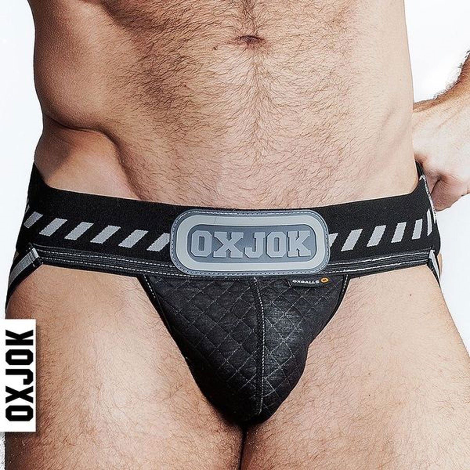 Packer Industrial Quilted Cargo Strapjock Black Pull Small by Apparel