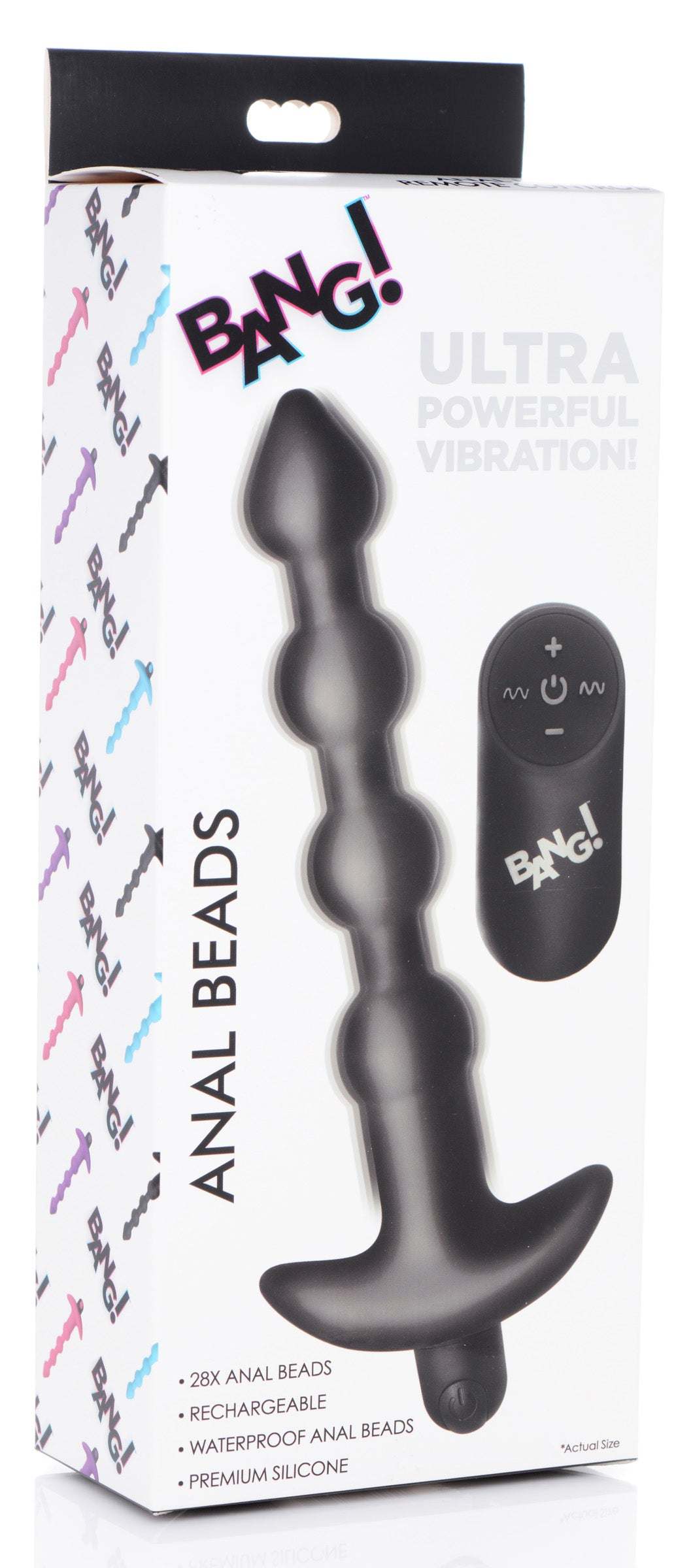 Bang - Vibrating Silicone Anal Beads with Remote Control by Anal Toys & Stimulators