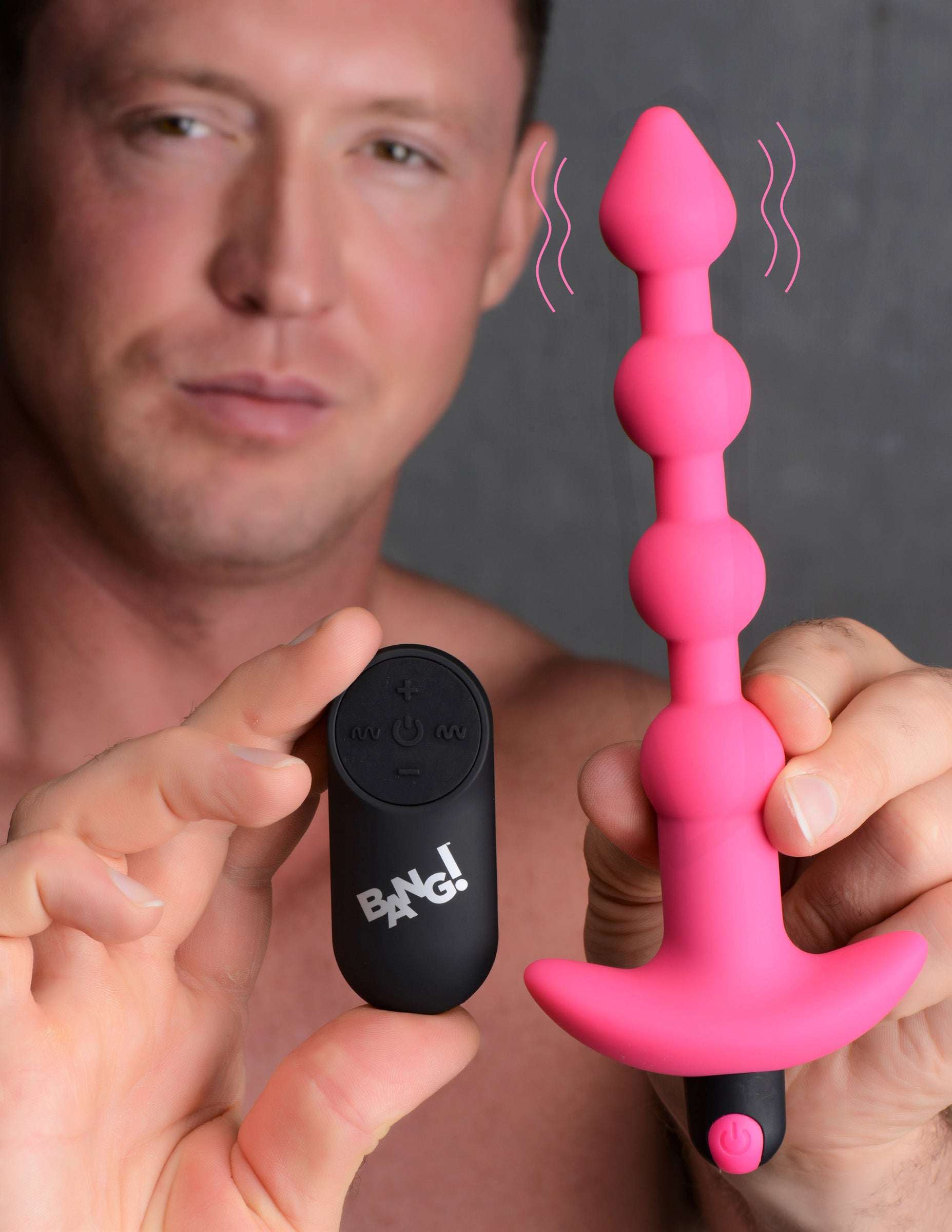 Bang - Vibrating Silicone Anal Beads with Remote Control by Anal Toys & Stimulators