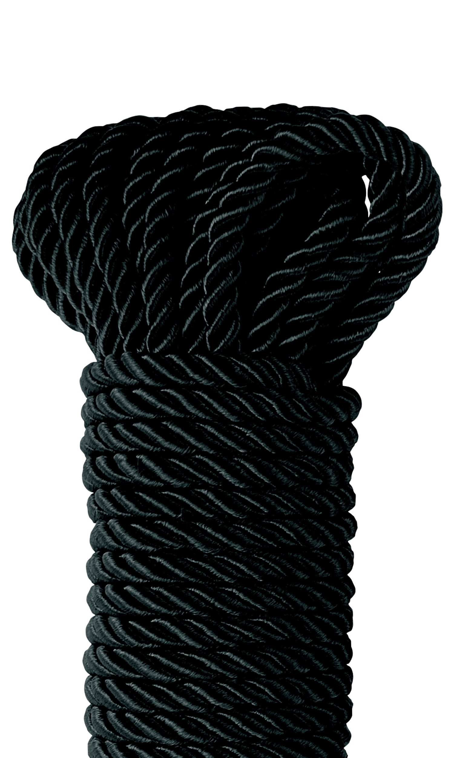 Fetish Fantasy Series deluxe silky black rope 9.75m for sensual restraint and bondage play