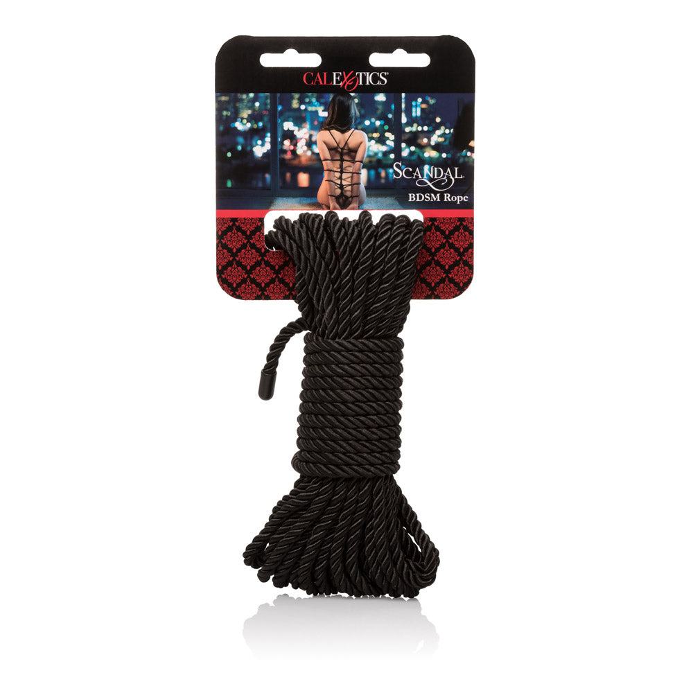 Scandal BDSM Rope durable black bondage rope for restraint and sensory play packaging