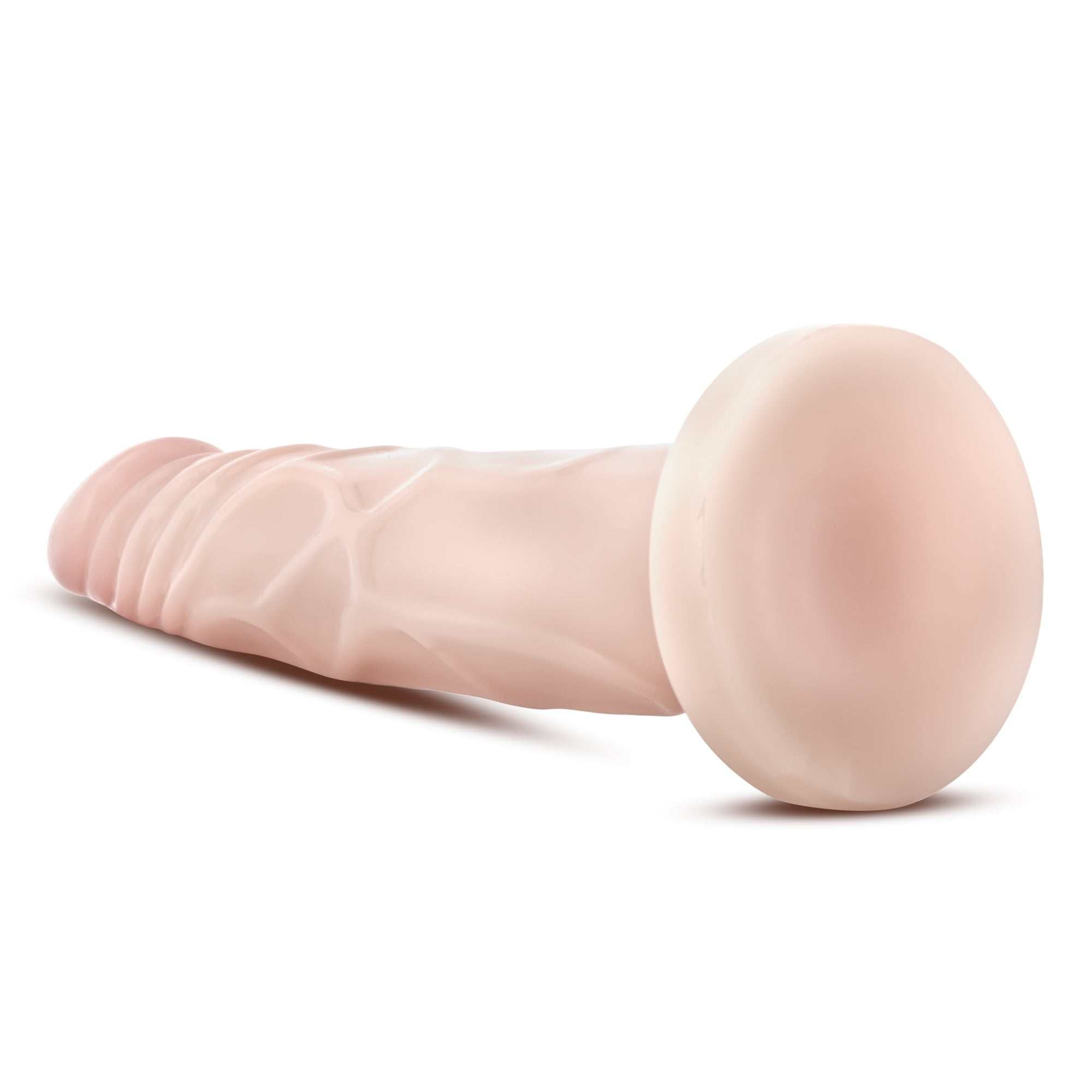 Dr. Skin - Realistic Cock 7.5 inch beige dildo with suction cup base and flexible, lifelike design