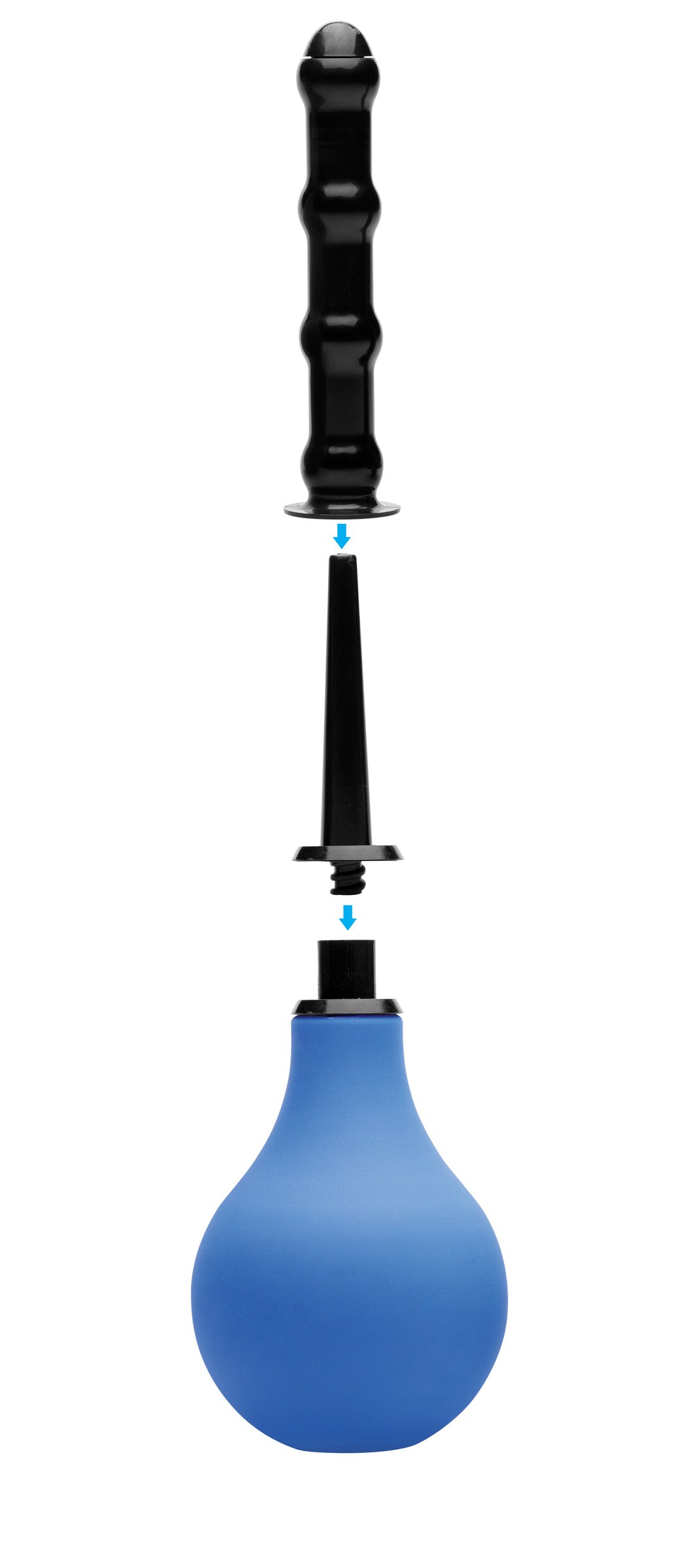 Premium One- Way Valve Anal Douche Set by Sexual Wellness