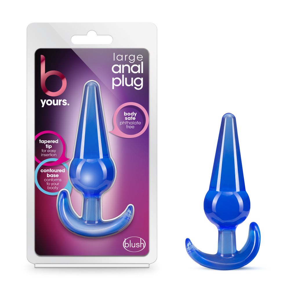 B Yours - Large Anal Plug - Blue by Anal Toys & Stimulators